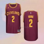 Camiseta Cleveland Cavaliers Kyrie Irving NO 2 Retro Rojo