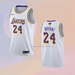 Camiseta Los Angeles Lakers Kobe Bryant NO 24 Association 2018-19 Blanco2