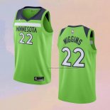 Camiseta Minnesota Timberwolves Andrew Wiggins NO 22 Statement 2020-21 Verde