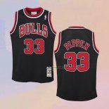 Camiseta Nino Chicago Bulls Scottie Pippen NO 33 Mitchell & Ness 1997-98 Negro