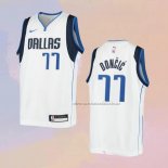 Camiseta Nino Dallas Mavericks Luka Doncic NO 77 Association Blanco