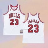 Camiseta Chicago Bulls Michael Jordan NO 23 Mitchell & Ness 1996-97 Blanco