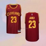 Camiseta Cleveland Cavaliers LeBron James NO 23 Retro Rojo