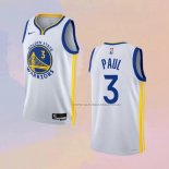 Camiseta Golden State Warriors Jordan Poole NO 3 Association 2022-23 Blanco