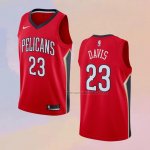 Camiseta New Orleans Pelicans Anthony Davis NO 23 Statement Rojo