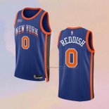 Camiseta New York Knicks Donte Divincenzo NO 0 Ciudad 2023-24 Azul