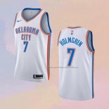 Camiseta Oklahoma City Thunder Chet Holmgren NO 7 Association Blanco