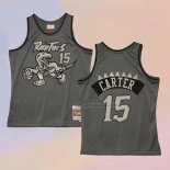 Camiseta Toronto Raptors Vince Carter NO 15 Mitchell & Ness 1994-95 Gris