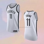 Camiseta Brooklyn Nets Kyrie Irving NO 11 Association Autentico Blanco