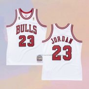 Camiseta Chicago Bulls Michael Jordan NO 23 Mitchell & Ness 1996-97 Blanco