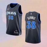 Camiseta Dallas Mavericks Dexter Dennis NO 38 Ciudad 2023-24 Azul