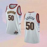 Camiseta Denver Nuggets Aaron Gordon NO 50 Ciudad 2022-23 Blanco