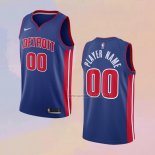 Camiseta Detroit Pistons Personalizada Icon Azul