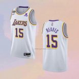 Camiseta Los Angeles Lakers Austin Reaves NO 15 Association 2022-23 Blanco