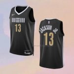 Camiseta Memphis Grizzlies Jaren Jackson JR. NO 13 Ciudad 2023-24 Negro