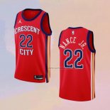 Camiseta New Orleans Pelicans Larry Nance Jr NO 22 Statement 2023-24 Rojo