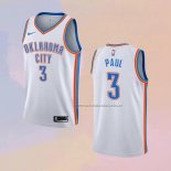 Camiseta Oklahoma City Thunder Chris Paul NO 3 Association Blanco