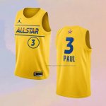 Camiseta All Star 2021 Phoenix Suns Chris Paul NO 3 Oro