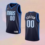 Camiseta Dallas Mavericks Personalizada Earned 2020-21 Azul