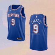 Camiseta New York Knicks RJ Barrett NO 9 Statement 2019-20 Azul
