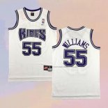 Camiseta Sacramento Kings Jason Williams NO 55 Retro Blanco