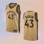 Camiseta Toronto Raptors Pascal Siakam NO 43 Ciudad 2023-24 Oro