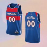 Camiseta Washington Wizards Personalizada Ciudad 2021-22 Azul