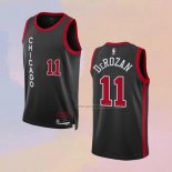 Camiseta Chicago Bulls Demar Derozan NO 11 Ciudad 2023-24 Negro