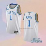 Camiseta Los Angeles Lakers Trevor Ariza NO 1 Classic 2022-23 Blanco