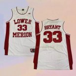 Camiseta Lower Merion Kobe Bryant NO 33 Blanco