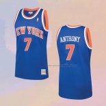 Camiseta New York Knicks Carmelo Anthony NO 7 Mitchell & Ness 2012-13 Azul