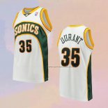 Camiseta Nino Seattle SuperSonics Kevin Durant NO 35 Mitchell & Ness 2006-07 Blanco