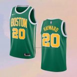 Camiseta Boston Celtics Gordon Hayward NO 20 Earned 2018-19 Verde