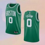 Camiseta Boston Celtics Jayson Tatum NO 0 Icon 2020-21 Verde