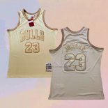 Camiseta Chicago Bulls Michael Jordan NO 23 Mitchell & Ness 1997-98 Oro