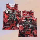 Camiseta Chicago Bulls Michael Jordan NO 23 Mitchell & Ness Lunar New Year Rojo