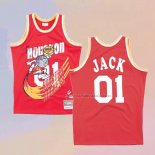 Camiseta Houston Rockets x Cactus Jack NO 01 Rojo