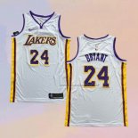 Camiseta Los Angeles Lakers Kobe Bryant NO 24 Association 2018 Blanco