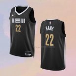 Camiseta Memphis Grizzlies Desmond Bane NO 22 Ciudad 2023-24 Negro