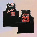 Camiseta Michael Jordan NO 23 Negro Rojo