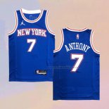 Camiseta New York Knicks Carmelo Anthony NO 7 Statement 2020-21 Azul