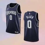 Camiseta Orlando Magic Anthony Black NO 0 Ciudad 2023-24 Azul