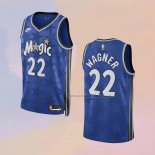 Camiseta Orlando Magic Franz Wagner NO 22 Classic 2023-24 Azul