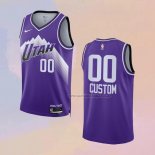 Camiseta Utah Jazz Personalizada Ciudad 2023-24 Violeta