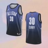 Camiseta All Star 2023 Golden State Warriors Stephen Curry NO 30 Azul