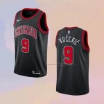 Camiseta Chicago Bulls Nikola Vucevic NO 9 Statement 2020-21 Negro