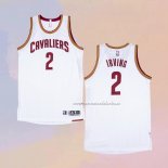 Camiseta Cleveland Cavaliers Kyrie Irving NO 2 Retro Blanco