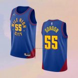 Camiseta Denver Nuggets Dikembe Mutombo NO 55 Statement 2022-23 Azul