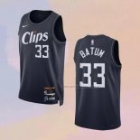 Camiseta Los Angeles Clippers Nicolas Batum NO 33 Ciudad 2023-24 Azul