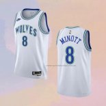 Camiseta Minnesota Timberwolves Josh Minott NO 8 Classic 2023-24 Blanco